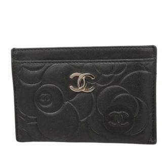 Chanel Pre-owned Wallets, female, Black, Size: ONE SIZE Pre-owned Card Case