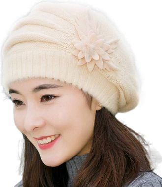 Generic Lightning Deals of The Day Pink Organic Cotton Knitted Hat Woolly Hat with Peak Navy Blue Berets Ladies Bobble Hats for Men UK Dark Blue Winter Hat Am