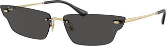 Ray-Ban RB3731 Anh 921387 Mens Sunglasses Gold Size 66