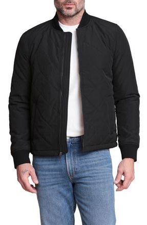 Bagatelle Quilted Bomber Jacket in Black at Nordstrom, Size X-Large