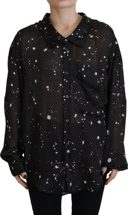 Dsquared2 Dsquared&sup2; Collared Button Down Blouse Womens Top (Pre-Owned)