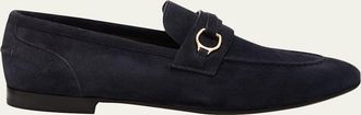 Brunello Cucinelli Suede Loafers with Horsebit Strap