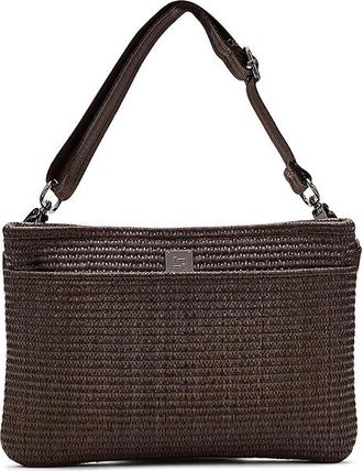 Think Royln Bum Bag 2.0 Raffia Cross Body Womens Handbags Espresso Raffia