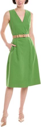 Akris Belted A-Line Dress