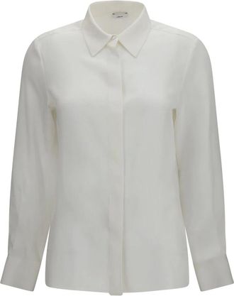 Lardini Camicia in Seta - - Blouses & Shirts - Donna - Bianco - M