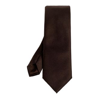 Giorgio Armani Heren, Accessoires, Bruin, Maat: ONE Size Zijde