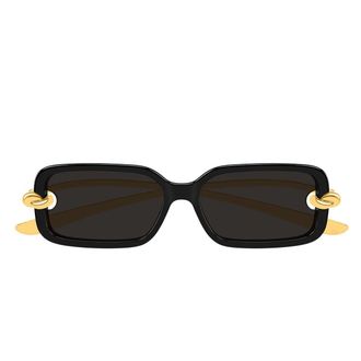 Bottega Veneta Sunglasses Bv1439 S 001 Gold Black/Grey Women