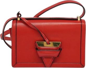 Loewe Pre-owned Leather Cross Body Bag - Dames - Vintage Schoudertas - Rood - ONE Size - Leer - Vintage
