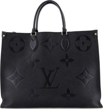 Louis Vuitton Borsa tote OnTheGo Monogram Empreinte Giant GM - Nero
