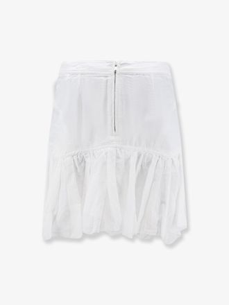 Isabel Marant Womens Skirt Daneen White Cotton Blend