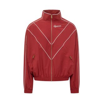 Willy Chavarria Light Jackets, male, Red, Size: M Chevron Jacket