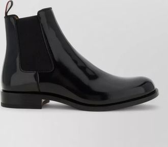 Christian Louboutin leather chelsea ankle boots