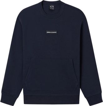A|X Armani Exchange Full Zip Sweatshirt - Heren - Sweatshirts - Blauw - XL - Katoen - Hoodies & sweatvesten