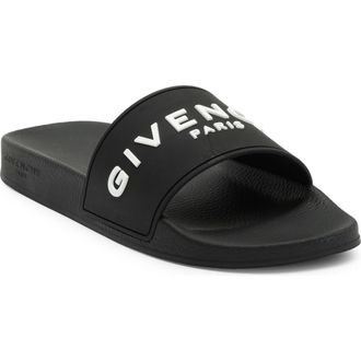 Givenchy Logo Slide Sandal in Black at Nordstrom Rack, Size 10Us / 43Eu