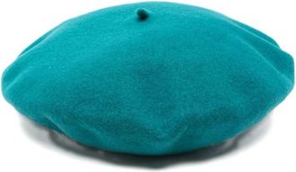 Borsalino Blauwe Wol Strak Zittende Hoeden - Heren - Hoeden - Blauw - ONE Size - Wol - Accessoires
