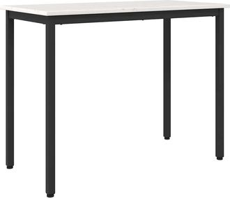 vidaXL Mesa 100 X 50 X 77 Cm Madera Ingenierizada Y Acero Vidaxl