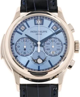Patek Philippe Grand Complications Perpetual Automatic Blue Dial Mens Watch 5308G-001