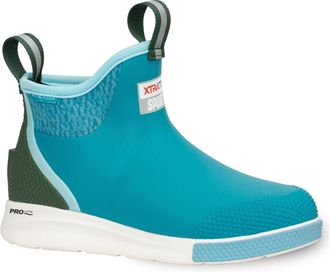 Xtratuf Unisex ADB Sport Rubber Teal Wellington Boots - Blue - Size UK 4