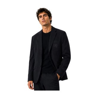 Dolce & Gabbana Single-Breasted Jacket - male - Dolce & Gabbana - Blazers - Blue - XS - Jackets