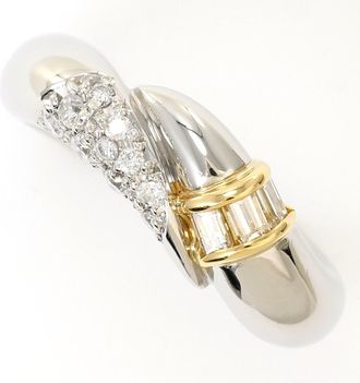 C&A Unbranded Platinum yellow gold yellow gold (18K) Platinum 900 Band Ring (Pre-Owned)