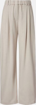 Brunello Cucinelli Monili wool-blend wide-leg pants