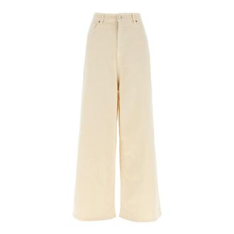 Nude Nude, Dames, Jeans, Beige, Maat: XS Katoen