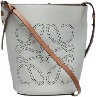 Loewe Pre-owned Shoulder Bag - Dames - Vintage Tas - Grijs - ONE Size - Leer - Vintage