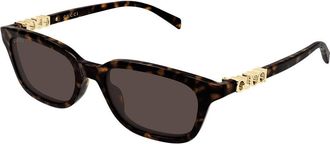 Gucci GG2208S 002 Womens Sunglasses Tortoiseshell Size 53 - Free RX Lenses - Free RX Lenses