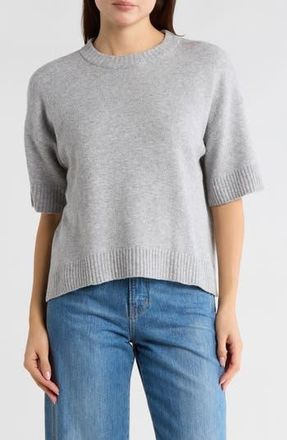 Caslon Drop Shoulder T-Shirt Sweater in Grey Heather at Nordstrom Rack, Size X-Small