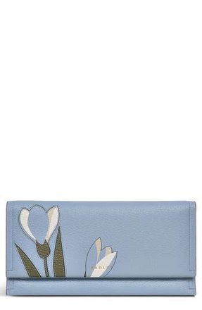 Radley London Oak Street Snowdrops Large Wallet in Smoke Blue at Nordstrom Rack
