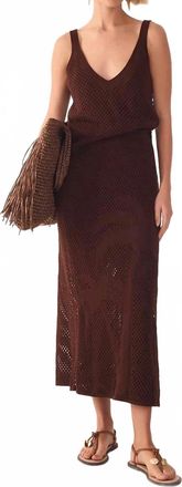 Dress To O&aacute;sis Knitted Skirt In Cedar Brown