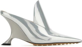 Bottega Veneta White Solid Atomic Pumps & Heels