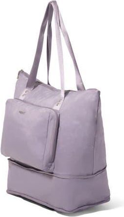 Baggallini Carryall Expandable Packable Weekender Tote Bag in Lilac at Nordstrom
