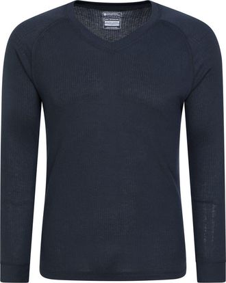 Mountain Warehouse Talus V Neck Thermal Top in Navy at Nordstrom, Size Xxx-Large