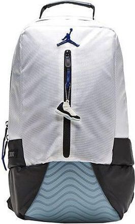 Air Jordan AJ11 Laptop Bag Schoolbag Backpack Basketball Zipper White 9A1971-637