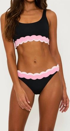 Beach Riot Fay Bottom In Sweet Berry Wave