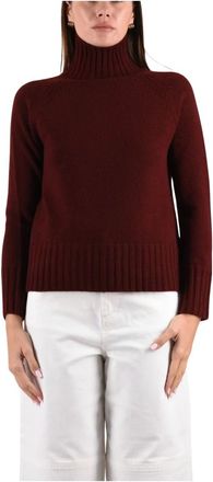 Max Mara Mantova Turtleneck - Dames - Truien - Rood - Maat: XS Wol