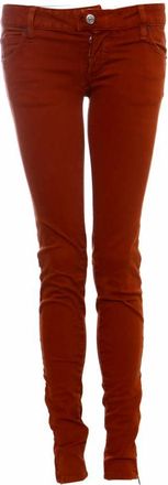 Dsquared2 orange/red biker jeans with silver hardware in size IT40/S