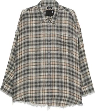 R13 Plaid-pattern Shirt
