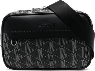 Lacoste logo-debossed belt bag - men - Polyamide/PVC - One Size - Black