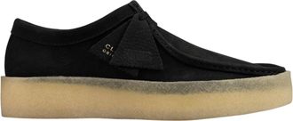 Clarks Heren Wallabee Cup leren moc-toe bootschoenen (Zwart)