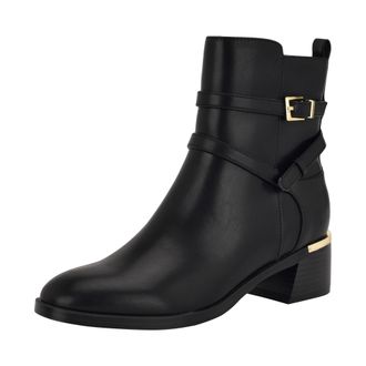 Calvin Klein Jasen Womens Ankle Boots, Black 001, 7