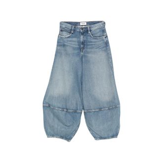 A Gold E Lantern Seam-detail Jeans