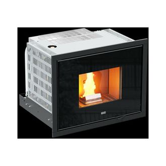 Foco Foco - Inserto Camino Idro - Mod. 17 - Classe Energetica a++ - Full Glass - Con Sist. Scarico Laterale