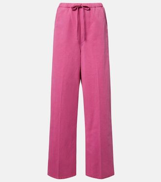 Citizens Of Humanity Aurora cotton and linen wide-leg pants