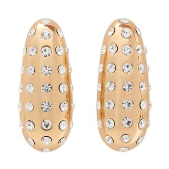 Self Portrait Crystal Bar Earrings - female - Self Portrait - Earrings - Yellow - ONE SIZE - Accessories
