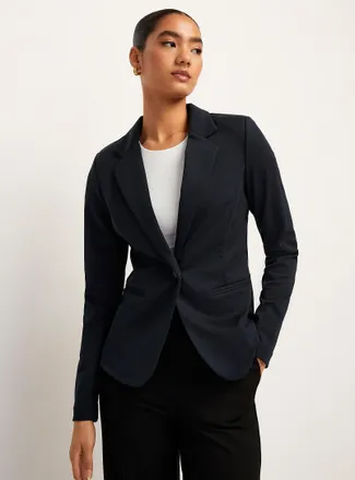 Ichi Womens Supple cinched Blazer Jacket