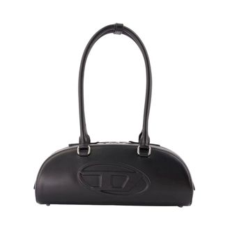 Diesel 1DR Dome Shoulder Bag - female - Diesel - Shoulder Bags - Black - ONE SIZE - Bags