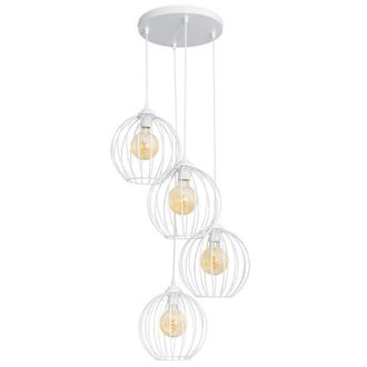 Netlighting Mercure Cluster Pendant Ceiling Light White 40cm