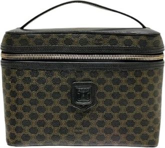 Celine Pre-owned Macadam PVC Pouch - Dames - Vintage Handtas - Zwart - ONE Size - Vintage
